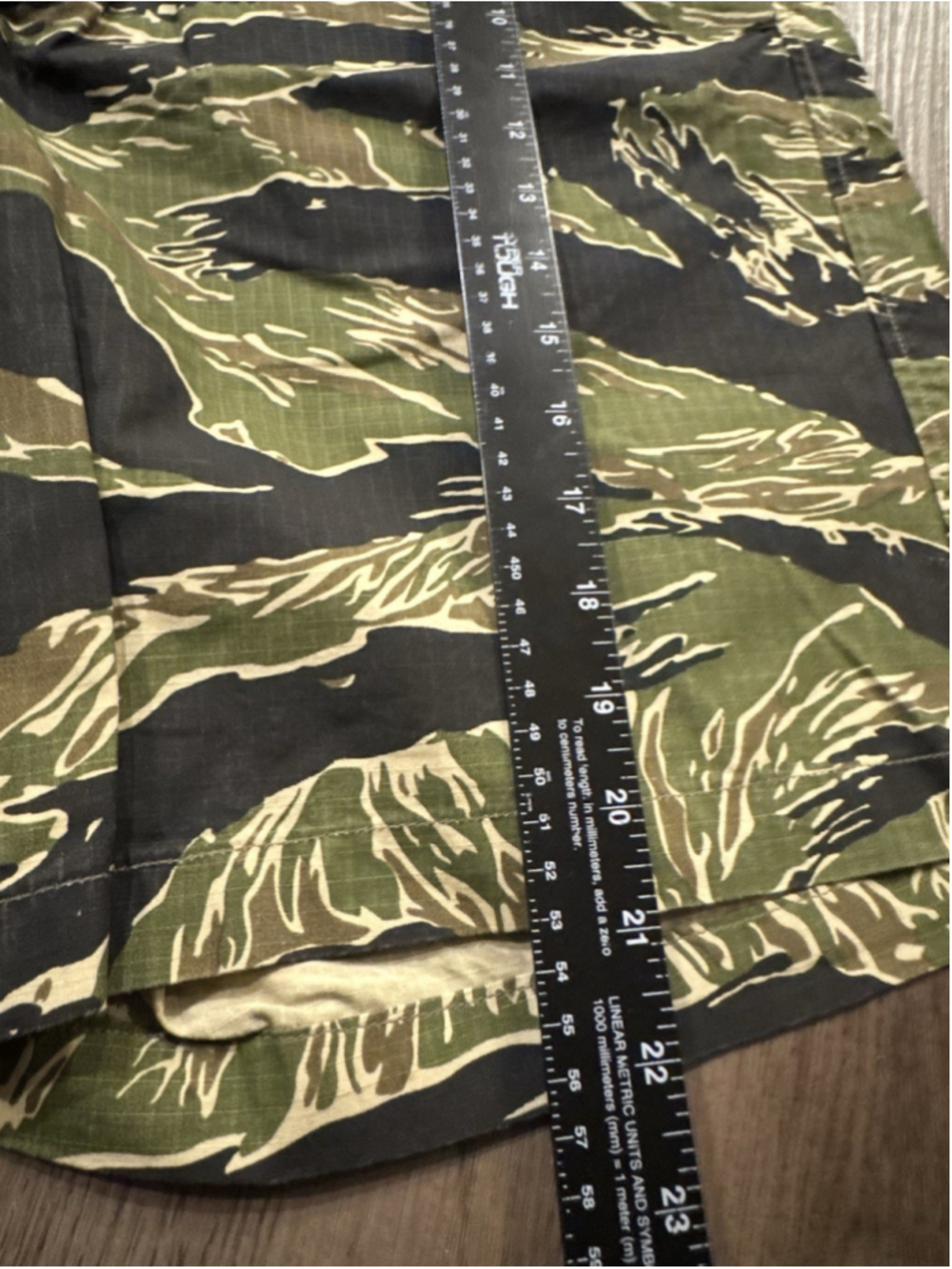 New Vintage 90’s Rothco Tiger Stripe Vietnam War Repro Camo BDU Shorts XL 42 - Picture 12 of 15